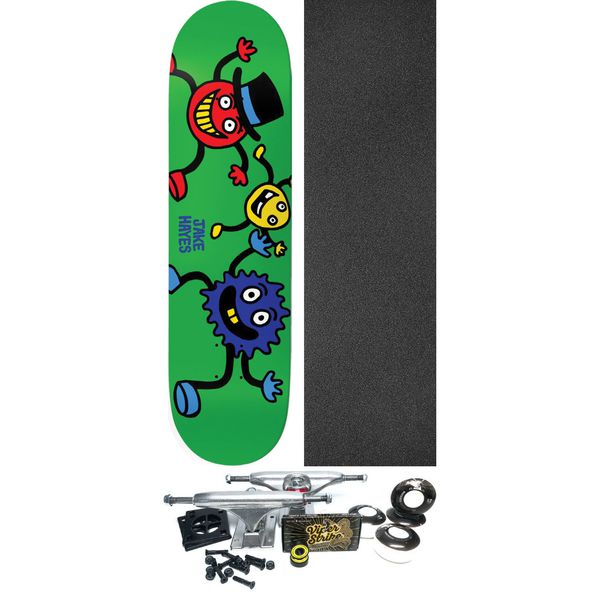 Deathwish Skateboards Jake Hayes Maniac Skateboard Deck - 8.47" x 31.7" - Complete Skateboard Bundle